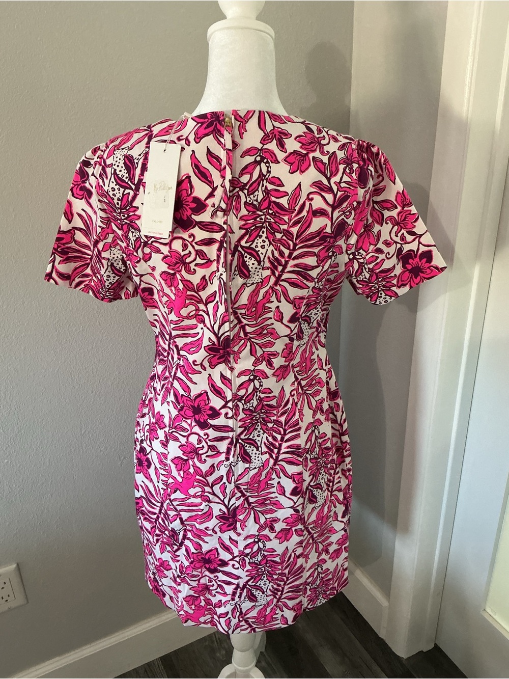 NWT Lilly Pulitzer Mila Stretch Shift Dress Elderflower Blossom Size 2 - Picture 6 of 6